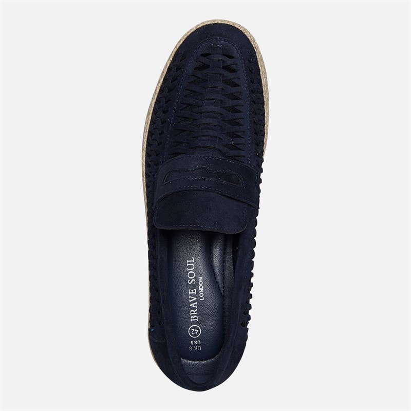 Mens Carlos Loafers Navy - Image 4