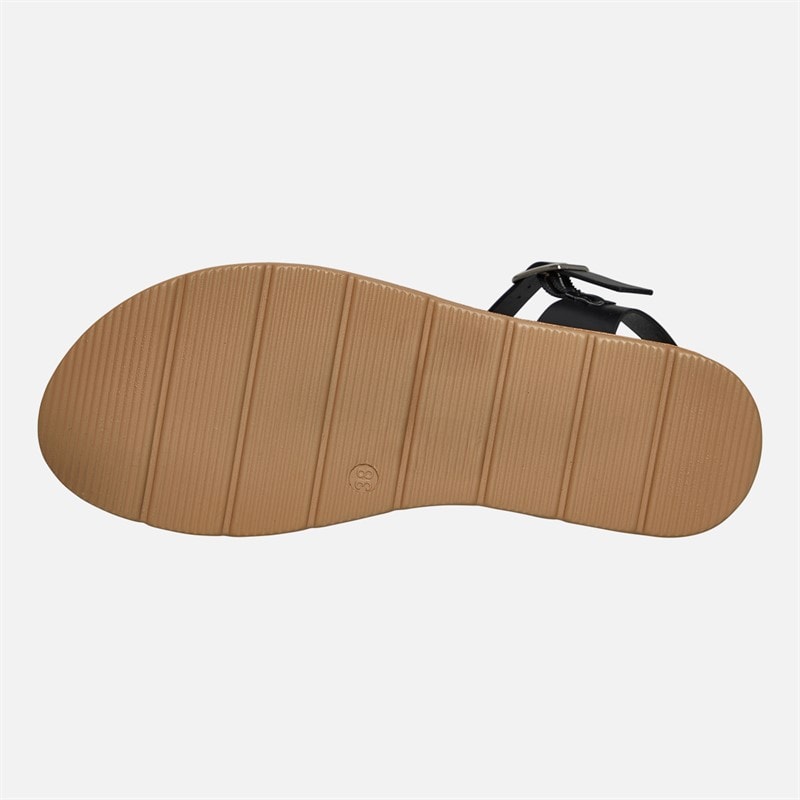 Womens Stevie Ankle Strap Sandals Black/White - Image 3