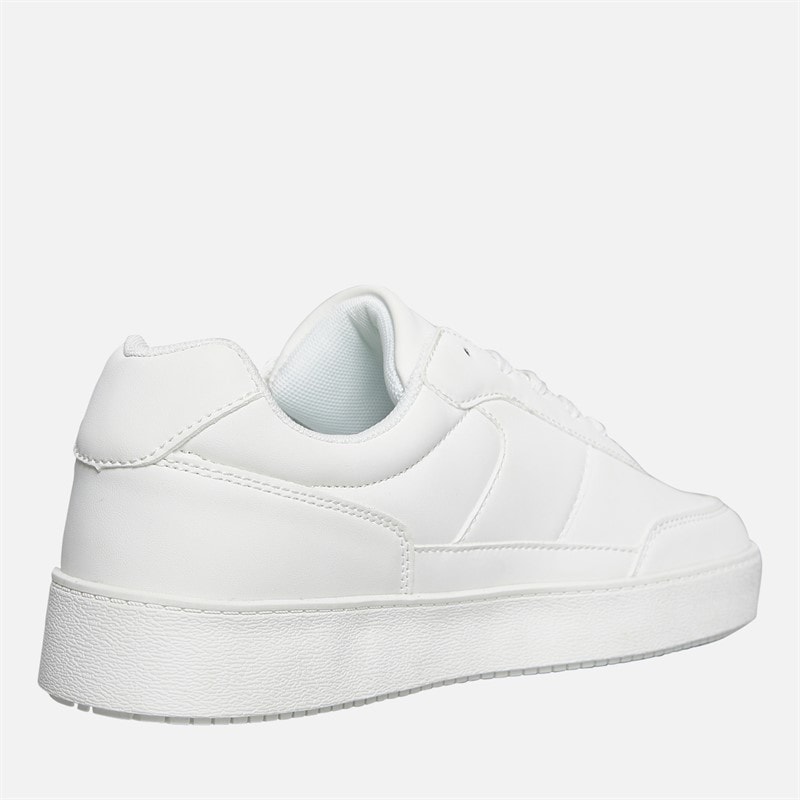 Mens Sinatra Trainers White - Image 5