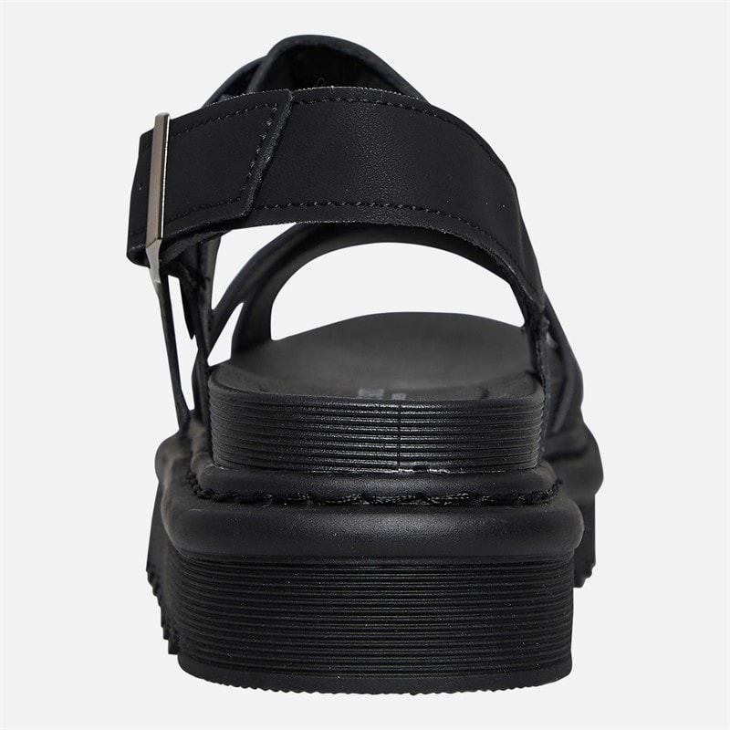 Womens Debbie Ankle Strap Sandals Black - Image 4