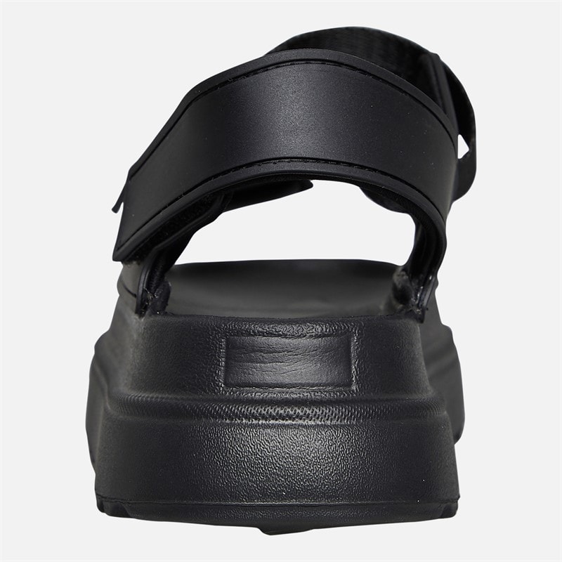 Womens Chunky Ankle Strap Sandals Black - Image 4