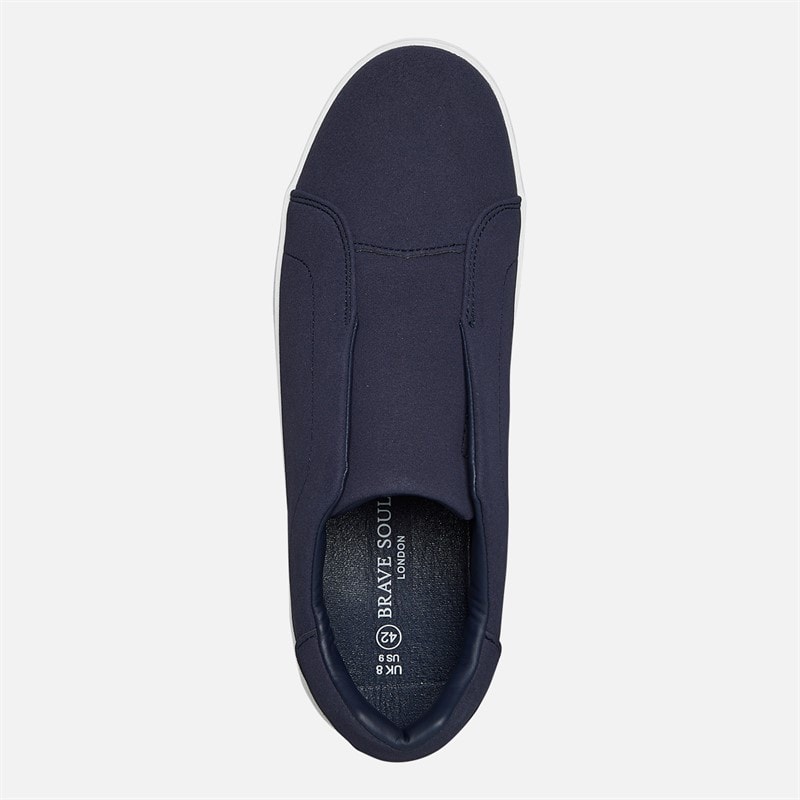 Mens Geneva Trainers Navy - Image 4