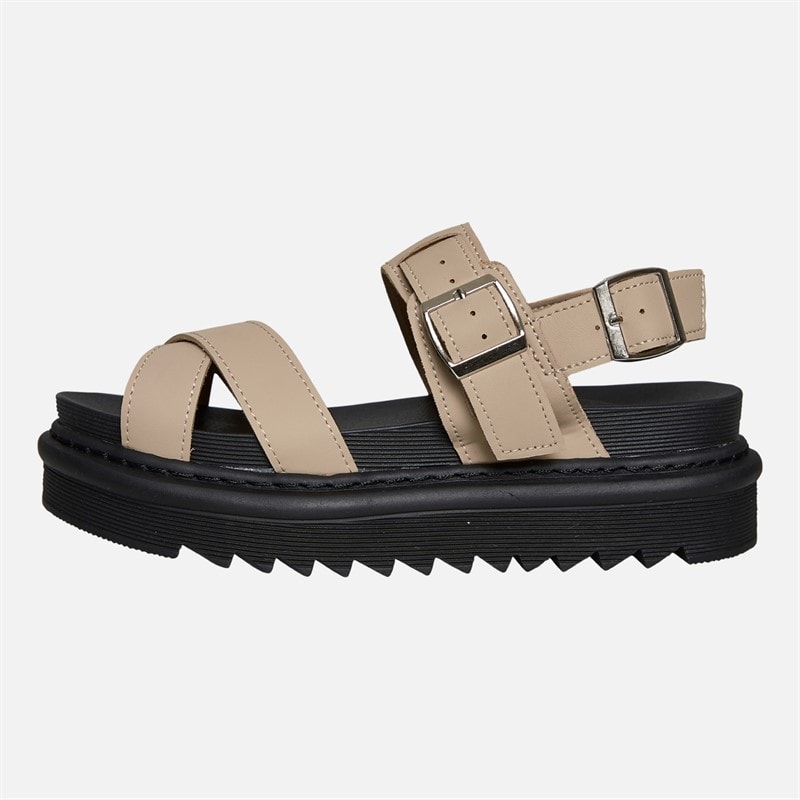 Womens Debbie Ankle Strap Sandals Sand Taupe - Image 2