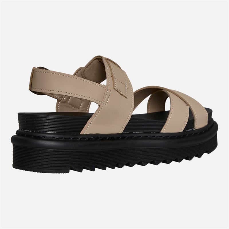 Womens Debbie Ankle Strap Sandals Sand Taupe - Image 5