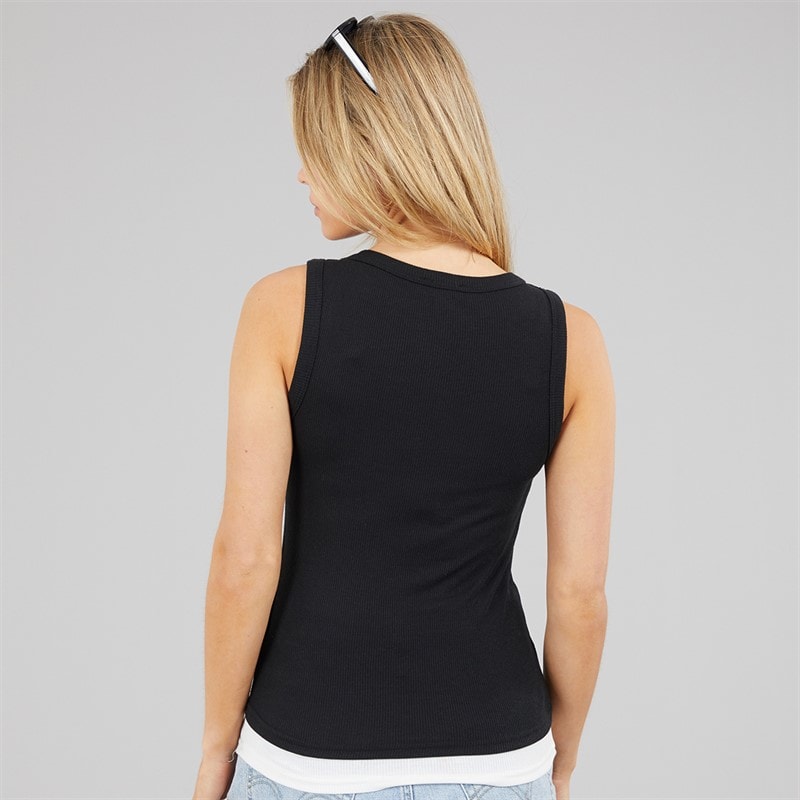 Womens Stella Vest Black/White - Image 2