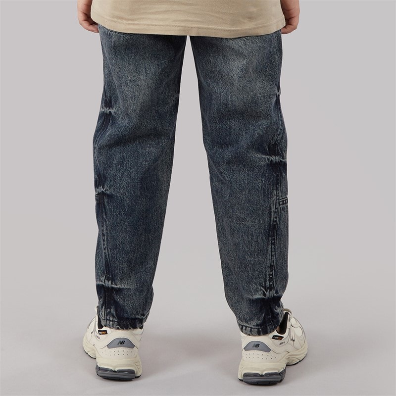 Boys Zion Loose Fit Jeans Mid Blue - Image 2