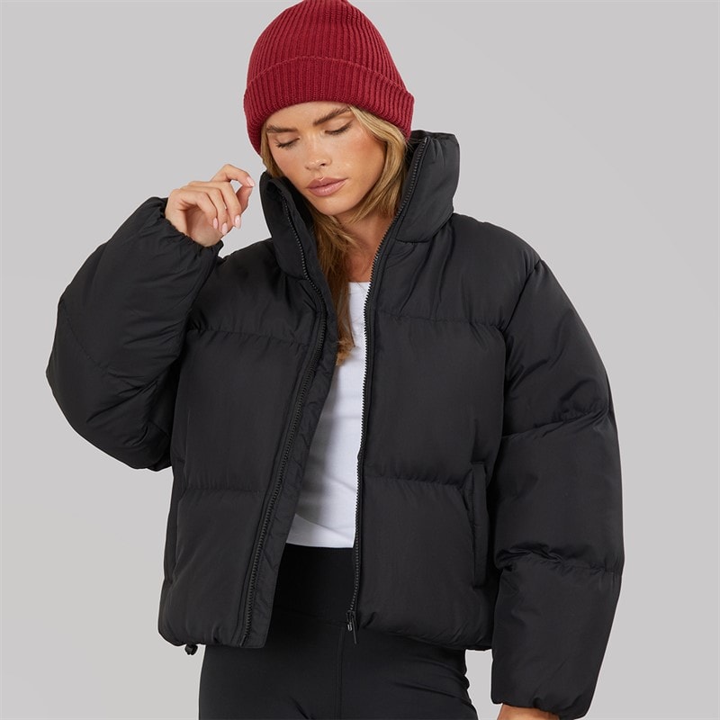 Womens Ramblin Short Puffer Jacket Black - Image 1