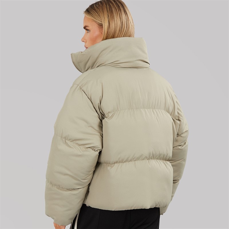 Womens Ramblin Short Puffer Jacket Sage - Image 2