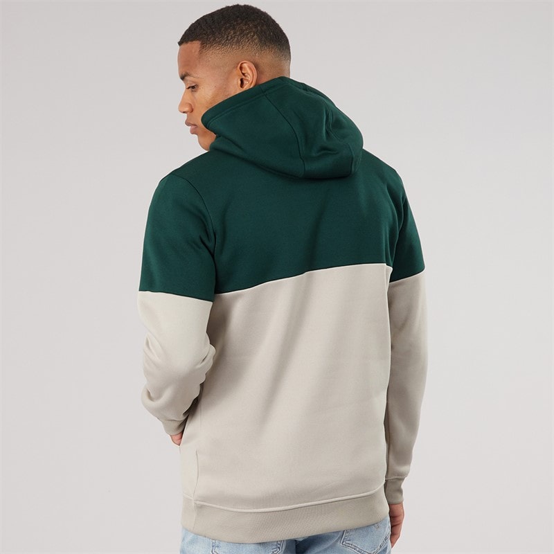 Mens Creevy Hoodie Hunter Green/Light Sand - Image 2