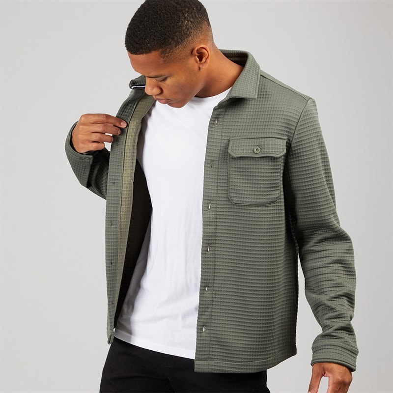 Mens Mckinley Long Sleeve Shirt Dark Forest - Image 3