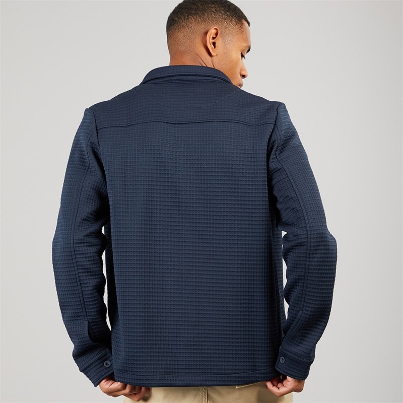 Mens Mckinley Long Sleeve Shirt Navy - Image 2