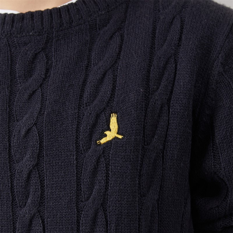 Boys Alliance Crew Neck Jumper French Navy - Image 3