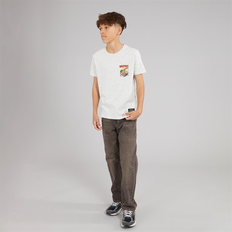 Boys Scran T-Shirt Ecru Marl/Multi Colour - Image 4