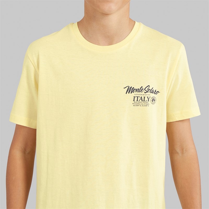 Boys Solaro T-Shirt Lemon/Multi Colour Prin - Image 5