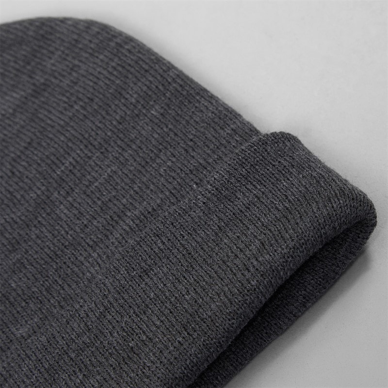 Mens Beanie Charcoal - Image 2