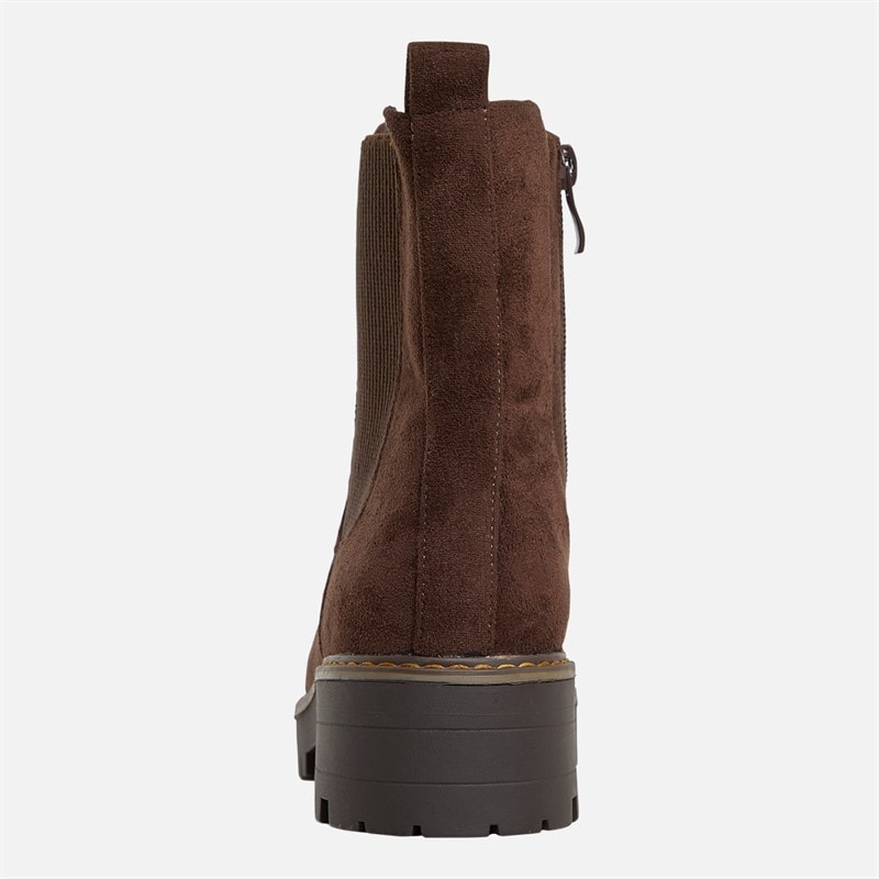 Womens Sam Chelsea Boots Chocolate Brown - Image 3