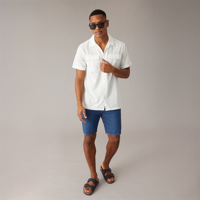 Mens Mikitad Shirt Optic White - Image 4