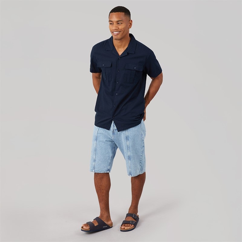 Mens Mikitad Shirt Navy - Image 3