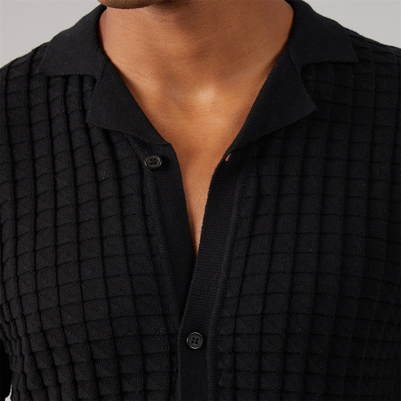 Mens Myah Shirt Jet Black - Image 3