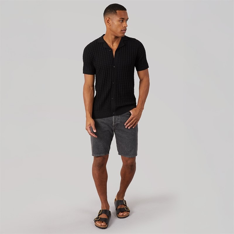 Mens Myah Shirt Jet Black - Image 4