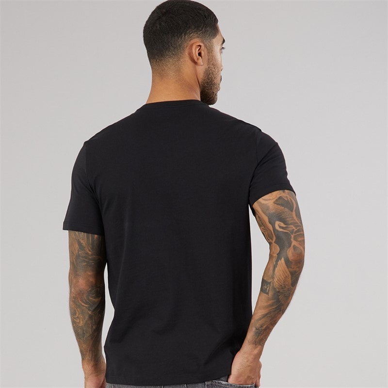 Mens Sport Graphic T-Shirt Black - Image 2