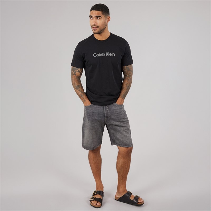 Mens Sport Graphic T-Shirt Black - Image 4