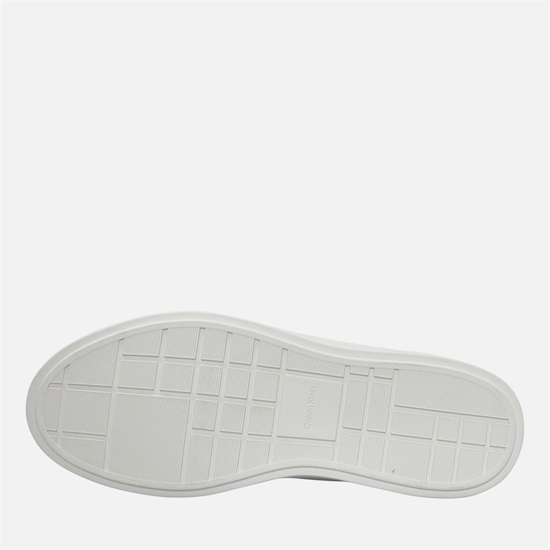 Womens Low Profile Cuspole Trainers Bright White/Silver - Image 2