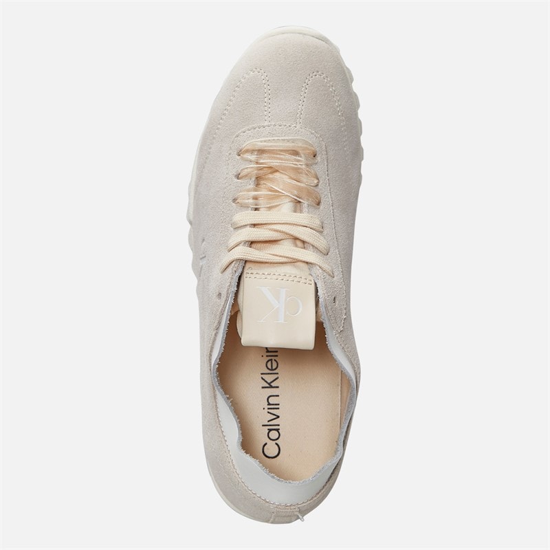 Womens Low Profile Runner Trainers Light Cashew - Image 4