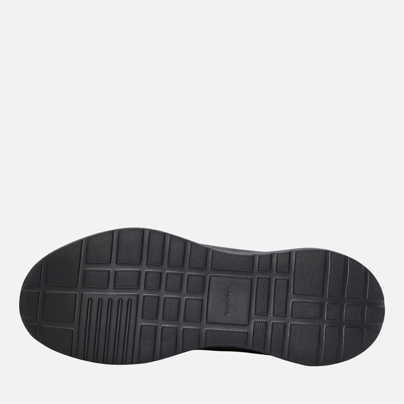 Mens Light EVA Runner Trainers Triple Black - Image 2