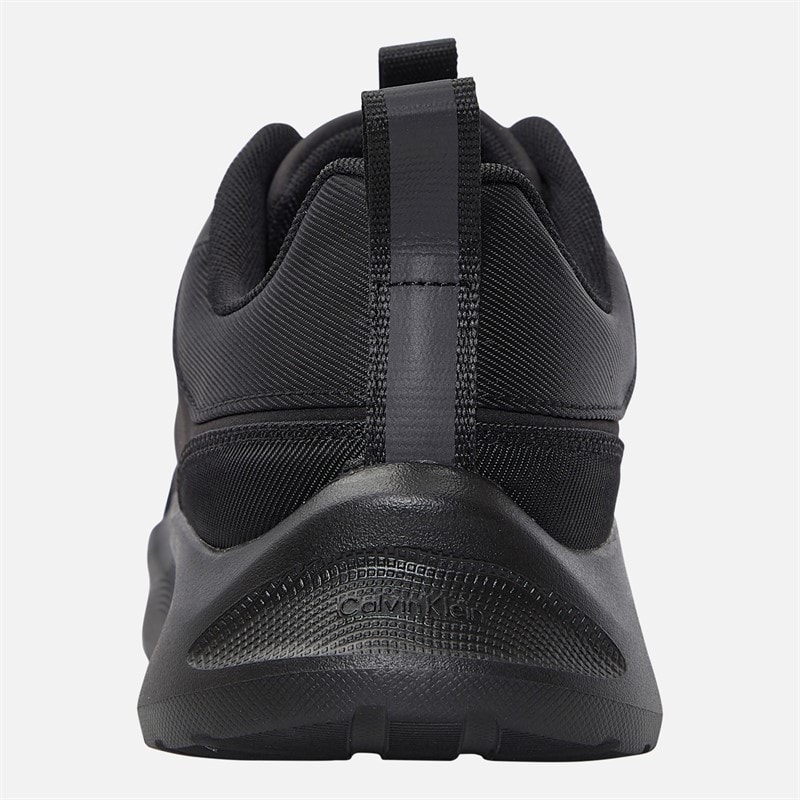 Mens Light EVA Runner Trainers Triple Black - Image 3