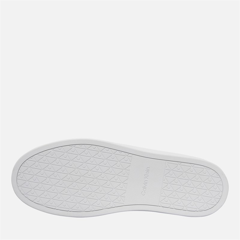 Mens Classic Cupsole Trainers Triple Bright White - Image 2