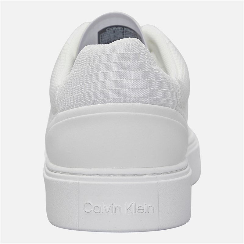 Mens Classic Cupsole Trainers Triple Bright White - Image 3