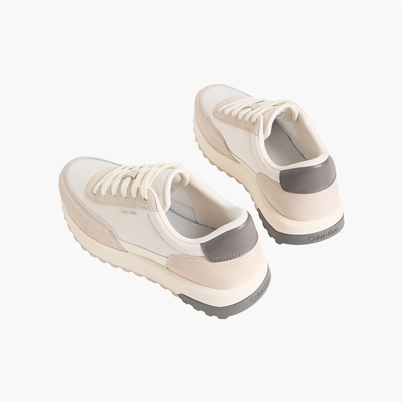 Mens City Runner Trainers Feather Gray/Marshmallow/Granite - Image 3