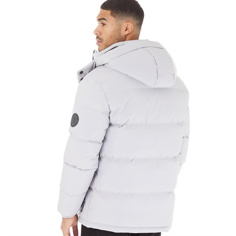 Mens Longline Expedition Jacket Ice Grey - Image 2