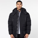 Mens Longline Expedition Jacket Black