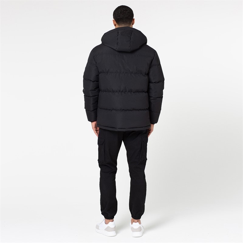 Mens Longline Expedition Jacket Black - Image 3