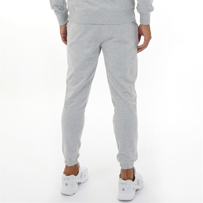 Mens Relaxed Fit Joggers Light Grey Marl - Image 2