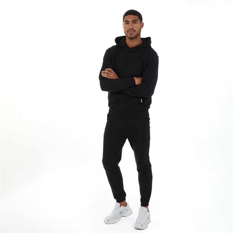 Mens Relaxed Fit Joggers Black - Image 3