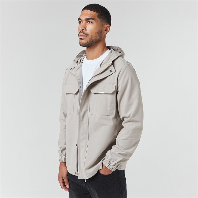 Mens Premium Ripstop Jacket Stone - Image 4