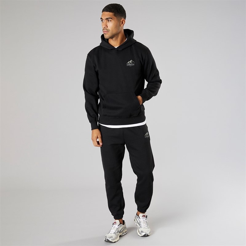 Mens Mountain Silhoutte Tracksuit Black/Olive - Image 2