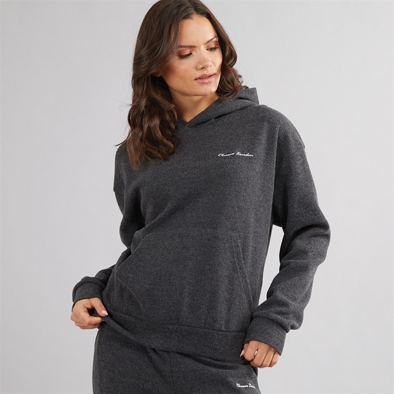 Womens Soft Knit Tracksuit Charcoal - Image 3