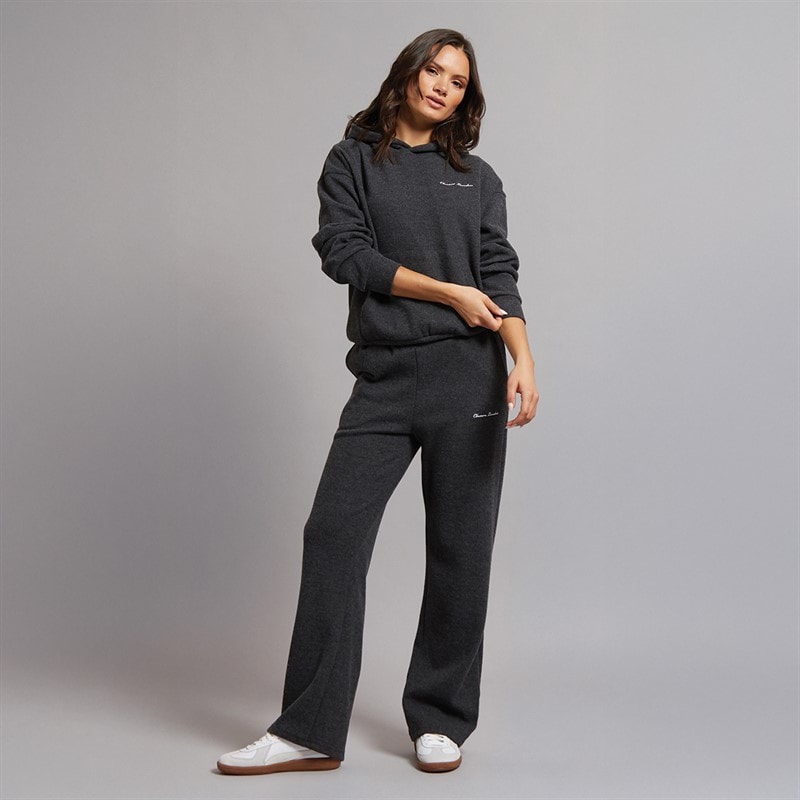 Womens Soft Knit Tracksuit Charcoal - Image 4