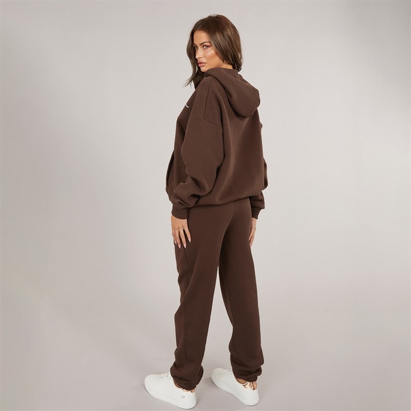 Womens Core Logo Tracksuit Coffee Bean - Image 2