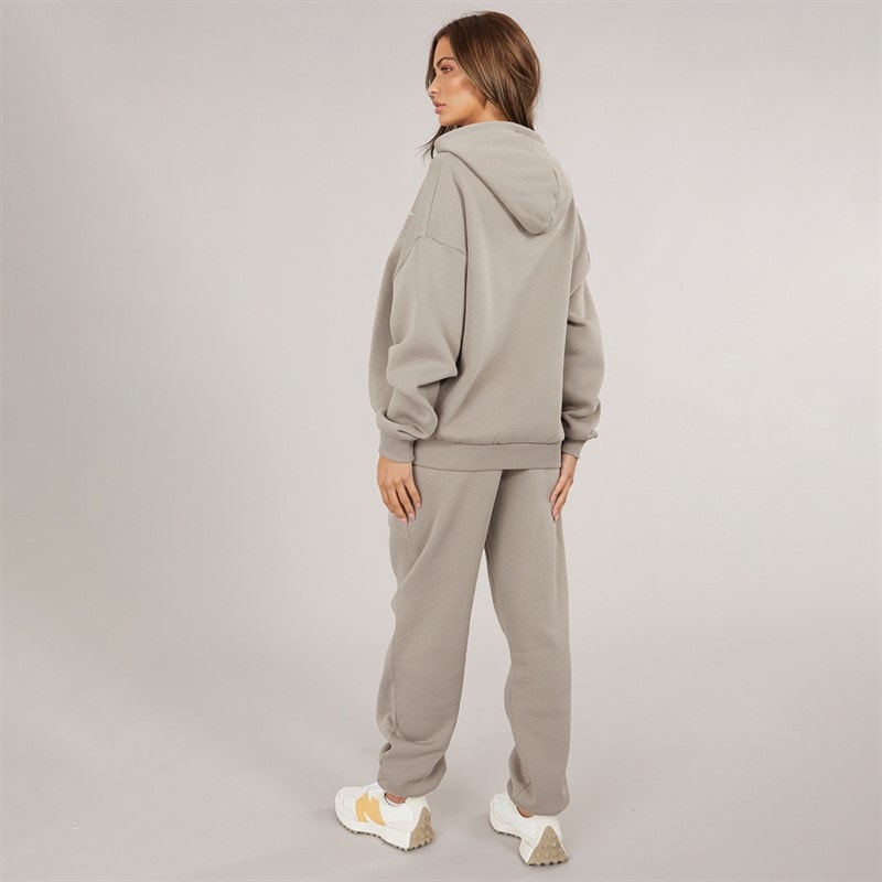 Womens Core Logo Tracksuit Pebble - Image 2