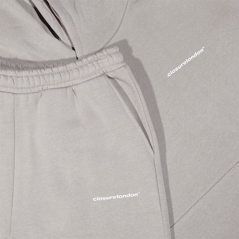 Womens Core Logo Tracksuit Pebble - Image 3