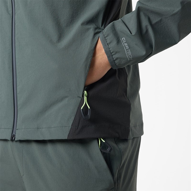 Mens Cyclone Tracksuit Forest Green - Image 4