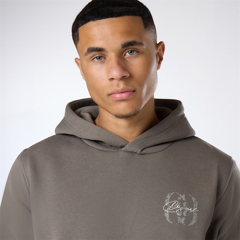 Mens Closure Signature Icon Tracksuit Olive - Image 3