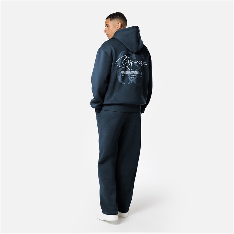 Mens Closure Signature Icon Tracksuit Navy - Image 2
