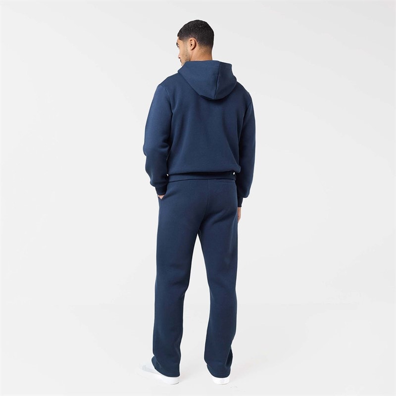 Mens Relaxed Open Hem Joggers Navy - Image 3
