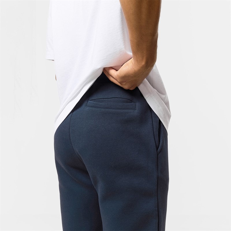 Mens Relaxed Open Hem Joggers Navy - Image 4